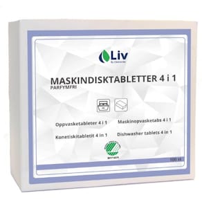 Maskindisk LIV Tabs 4i1 100/fp