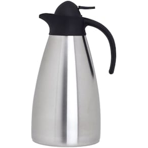 Vakuumtermos rostfri/svart 1 liter