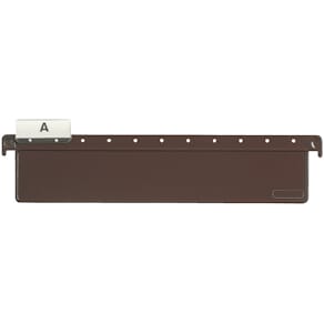 Hängeleitkarten Leitz Serie 18, braun, 25 Stück