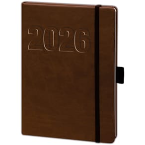 Buchkalender BSB V-Book, A5, braun