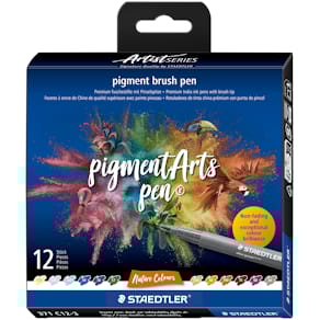 pigment brush penna Naturfärger 12st