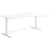 Skrivbord el höger 80x180 cm Vit/Vit