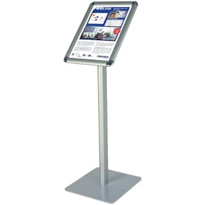 Informationsständer FRANKEN, Alu, A4, silber