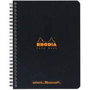 Rhodia NoteBook wire black A5+ ruled