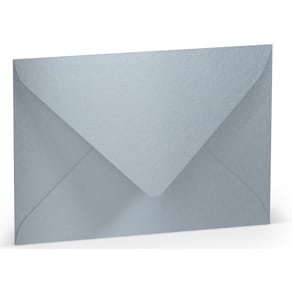 Briefumschlag Rössler Paperado, C6, silber metallic