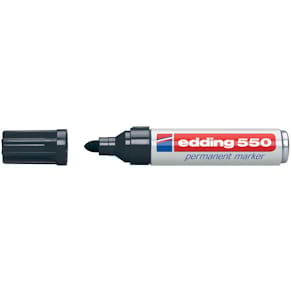 Marker edding 550 permanent, zwart