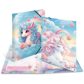 Sammelmappe HERMA Happy Unicorns, A3, bunt