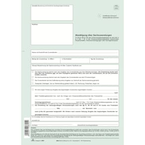 Zuwendungsbestätigung RNK Sach-Zuwendung, A4, 2 Blatt