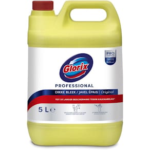Toiletreiniger Glorix Pro Formula Dikke Bleek Original, 5 l