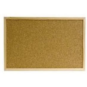 Opslagstavle BNT brun 600 x 1000 mm