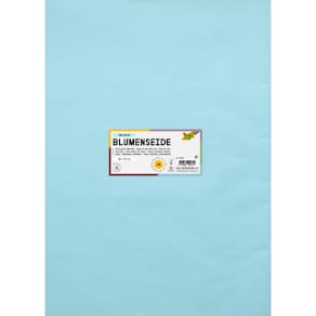 Blumenseide Folia, 50 x 70 cm, hellblau