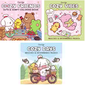 Malbuch-Set ADRIAN&WIMMELBUCH, 3 Titel sortiert