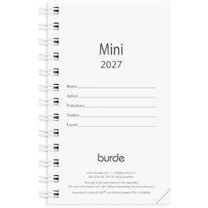 Kalender Mini 2027 refill
