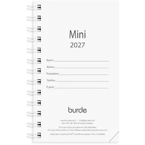 Kalender Mini 2027 refill
