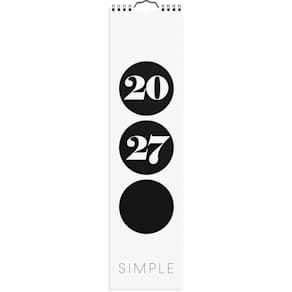 Väggkalender Simple 2027