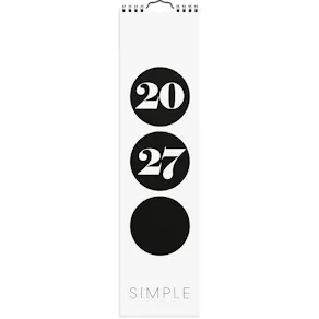 Väggkalender Simple 2027