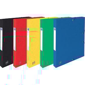 Elastobox Elba Oxford Top File+, rug 2,5 cm, geassorteerd