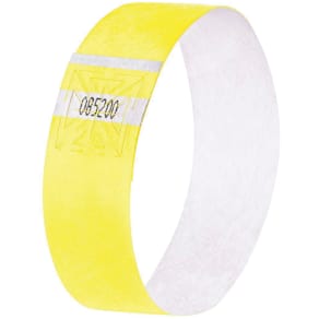 Eintrittskontrollband Sigel Super Soft, 120 St., fluor-gelb