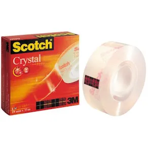 Tejp Scotch Crystal, 19mm x 33m