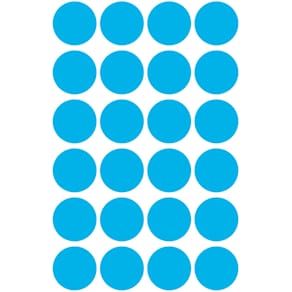 Markierungspunkte Avery Zweckform Ø18 mm, blau, 96 Stück