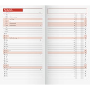 Taschenkalender-Nachfüllung RIDO TM 11, 2026