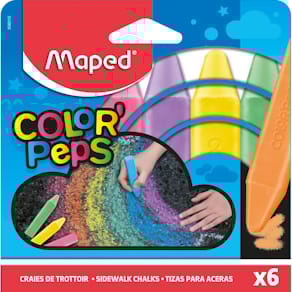 Straßenmalkreide Maped Color'Peps, 6 St., sortiert