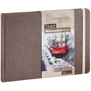 Aquarellbuch Hahnemühle Toned Watercolour Book, 200 g/m², beige,