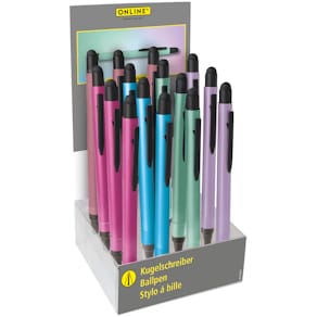 Kugelschreiber Online Alu Stylus, sortiert