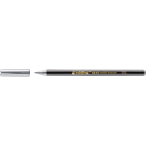 Faserschreiber edding, metallic silber