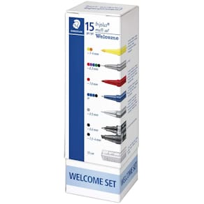Fineliner STAEDTLER Triplus 0,3 mm, 15 farver sæt