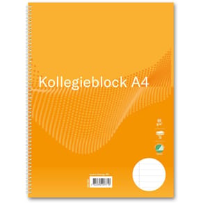 Kollegieblock FW A4 60g 70bl linj h gul