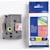 Tape Brother TZe voor P-Touch, 18 mm, zwart op rood