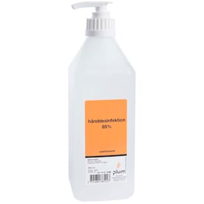 Hånddesinfektion Plum 85% flydende, uparfumeret, pumpe 600 ml