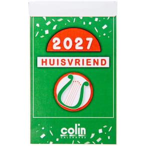Dagblokkalender Huisvriend 2026, 320 blaadjes, 65 x 97 mm