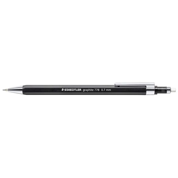Trykkblyant STAEDTLER 0,7mm sort 10st