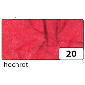 Strohseide Folia, 47 x 64 cm, hochrot