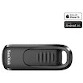 SanDisk Ultra Slider - USB flash-enhet - 128 GB - USB-C 3.2 Gen 1