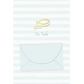 Taufkarte SKORPION, Geldschein geprägt