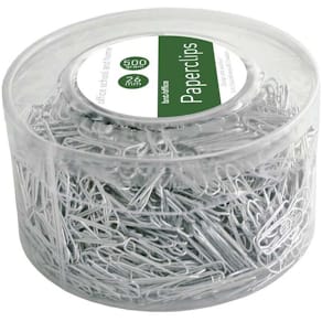 Papirclips BNT 26 mm, metallic, 1300 stk