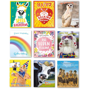 Musikkarte Apollo, A5, mit Licht und Sound, 20 Motive sortiert