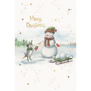 Weihnachtskarte SKORPION, englisch