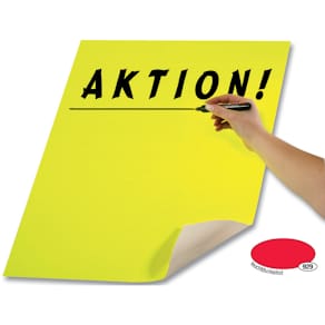 Plakatkarton Folia, 48x68 cm, leuchtdunkelrot, 380 g/m²