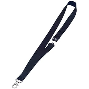 Textilband Durable, Karabiner, 10 Stück, schwarz