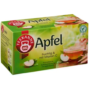 Tee TEEKANNE Apfel, 20 Beutel à 3 g