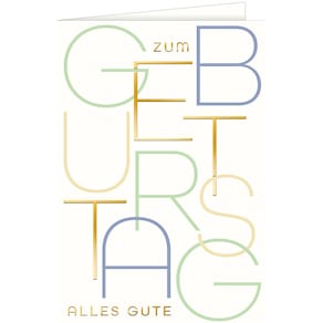 Geburtstagskarte HANRA