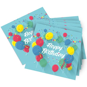 Motivservietten TIB Happy Birthday, 20 Stück