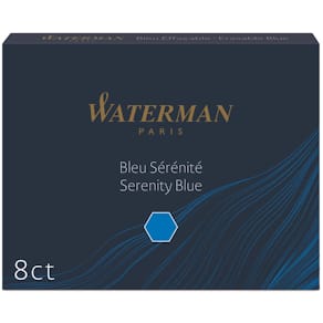 Tintenpatrone Waterman, 8 Stück, floridablau