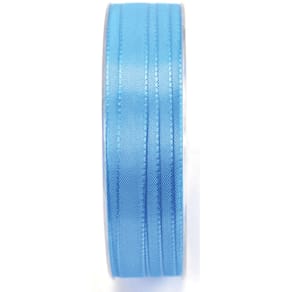 Taftband GOLDINA Basic, 10 mm x 50 m, hellblau