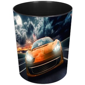 Papierkorb Läufer Motivposter, 13 l, rund