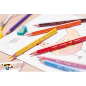 Färgpenna BIC Kids Evolution Triangel, 12 färger